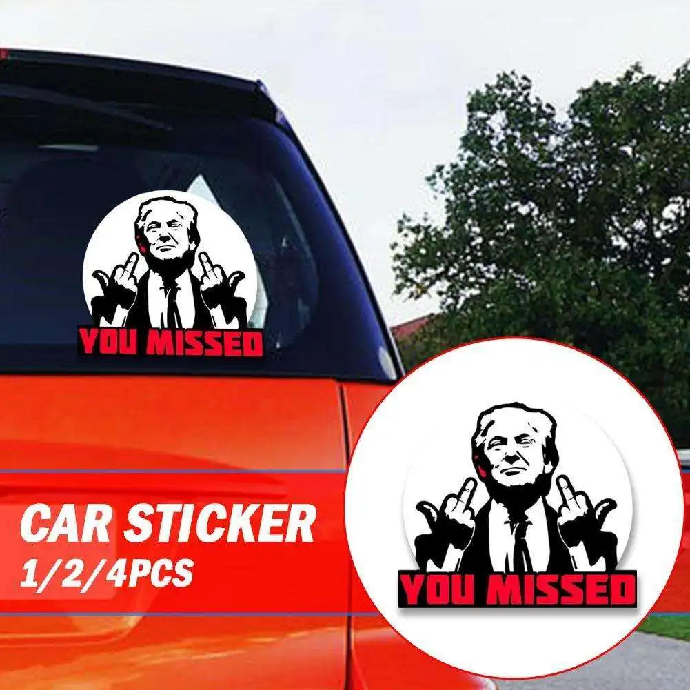 Fight Stickers Assassination Shooting Rally 2024 Decals President Fight For America Waterproof Stickers N2i8