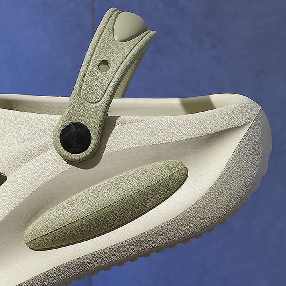 BASATU Wearing Hole Shoes For Women In Summer Durable Cartoon Breathable Comfortable Odor Proof EVA Sandals