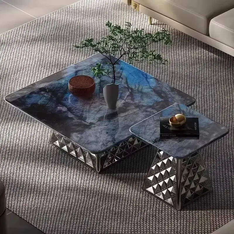 Luxuriöse moderne Couchtische, runde Dekoration, Wohnzimmer-Couchtische, Salon, nordisches Apartment, Table Basse Luxe Furniture Home