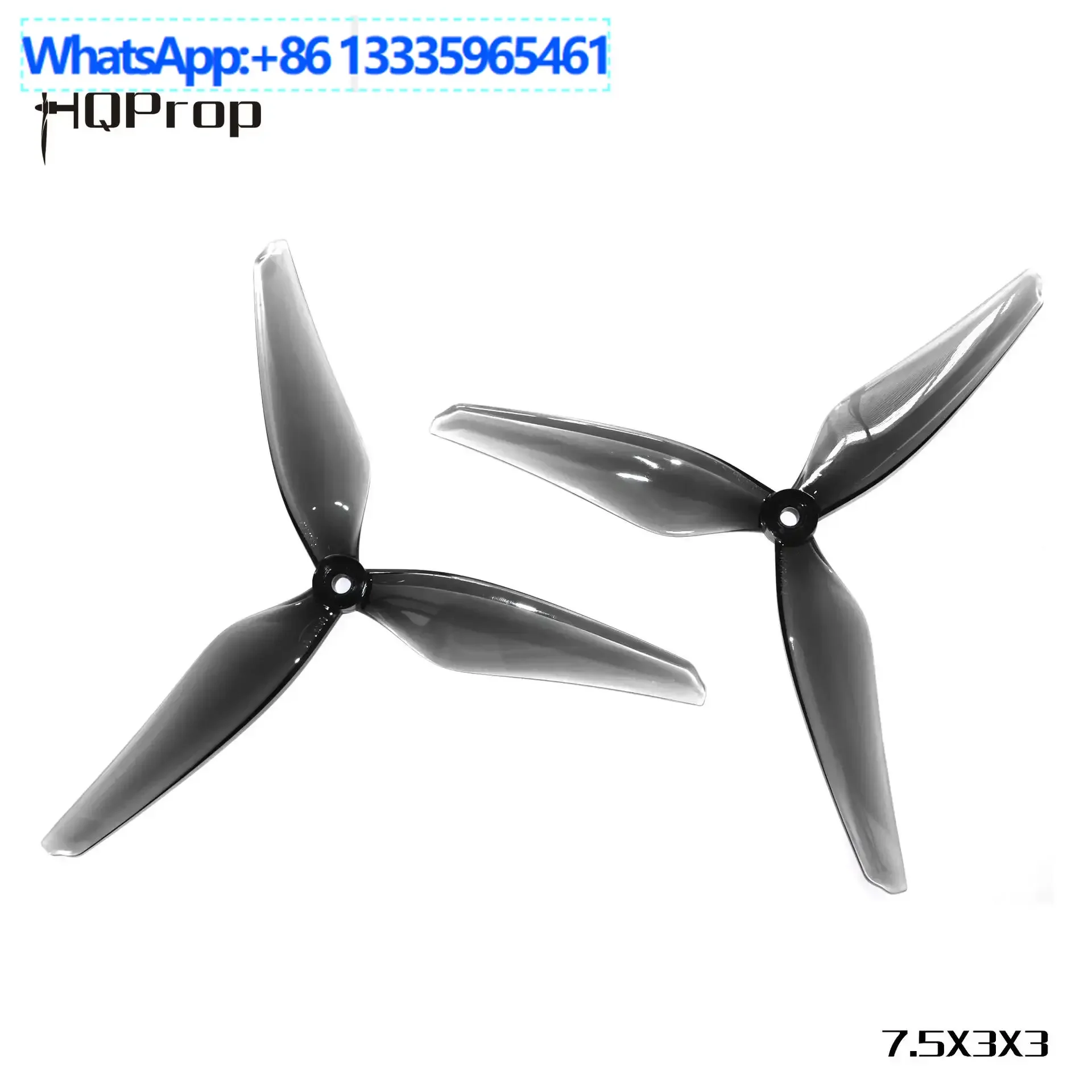 

10set*4pcs HQProp 7.5 * 3 * 3 propeller FPV voyage crossing machine, three-blade propeller Chimera7 Pro
