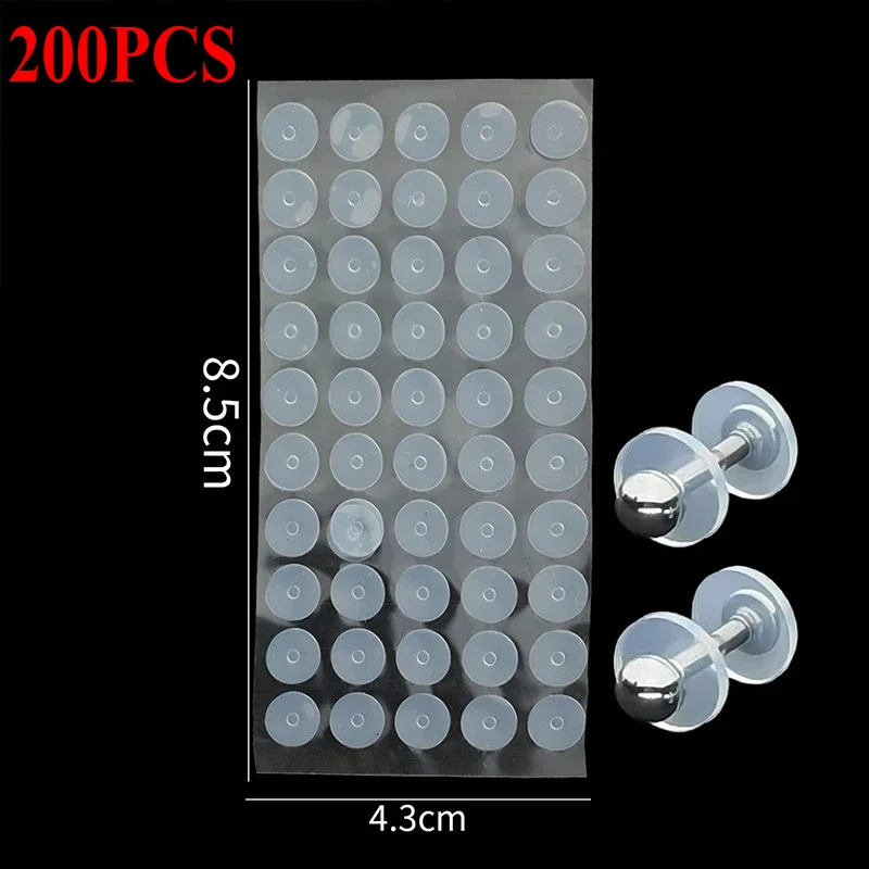 Translucent Silicone Healing Non Pull Piercing Discs