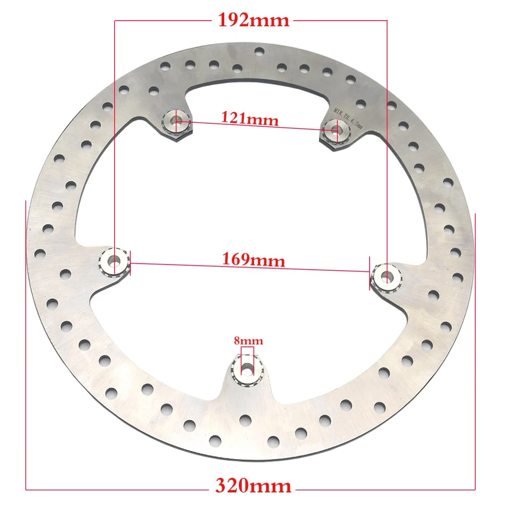 320mm Front Brake Disc Rotor For BMW S1000 R Naked 2020-2021 S1000RR K46 2010-2018 S1000 SR K49 2015-2018 S1000 XR K69 2019-2020