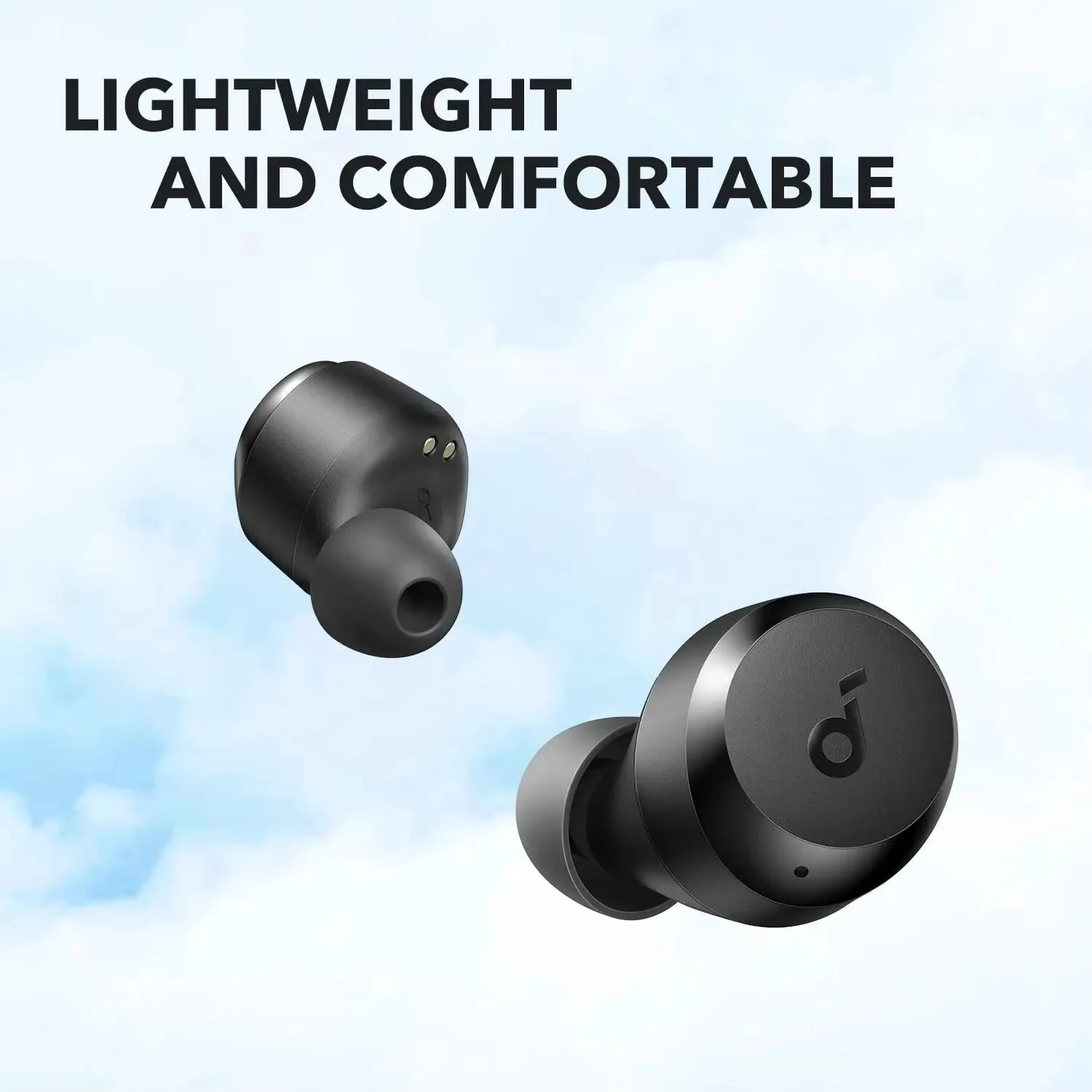 سماعات أذن Soundcore الأصلية من Anker A25i TWS True سماعة لاسلكية تعمل بالبلوتوث 28 ساعة وقت تشغيل طويل داخل الأذن سماعة أذن رياضية مقاومة للماء مع ميكروفون
