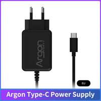 Raspberry Pi 4 Argon Type-C Power Supply 18W 5V 3.5A EU US Plug Power Adapter for Raspberry Pi 4 Model B Argon One V2 M.2 Case