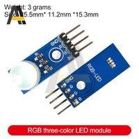 DC5V 10MM RGB LED Module common cathode Light Emitting Diode three-color LED module