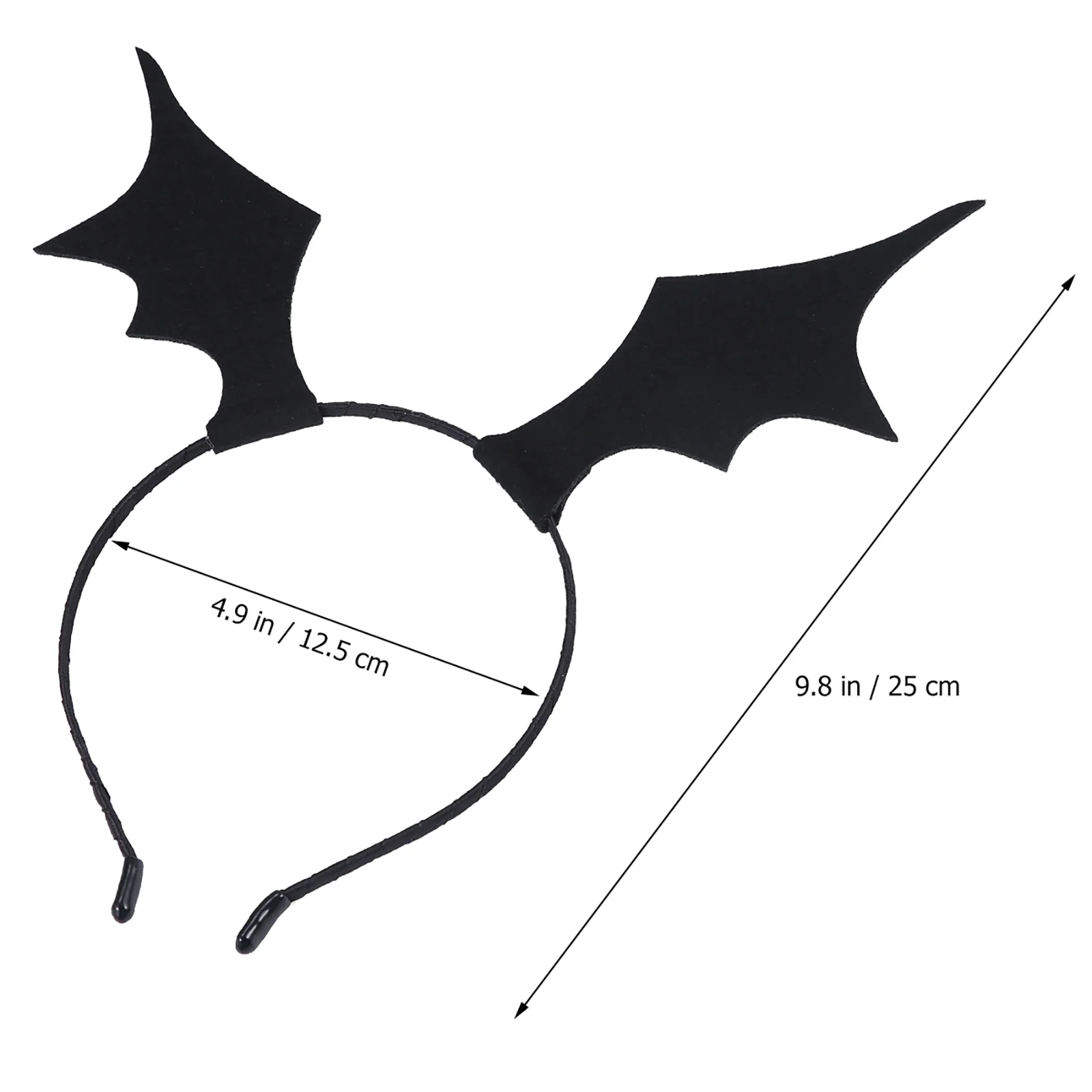3 قطع من عصابة رأس بأجنحة الخفافيش، إكسسوارات شعر الهالوين، أزياء ديكور، ربطة شعر لمستلزمات الحفلات، دبوس شعر للأطفال