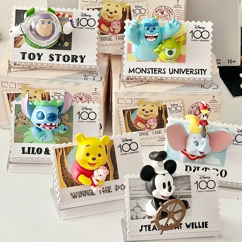 

Горячая слепая коробка, Юбилей Диснея, ретро-штамп, модная игровая коробка-сюрприз, сумка для догадок, кавайная аниме-фигурка, модель игрушки, подарок на день рождения