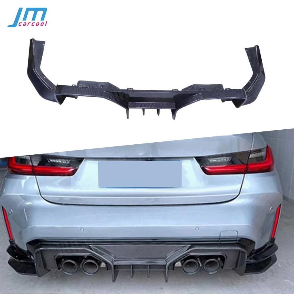 

Carbon Fiber Car Rear Bumper Lip Diffuser Spoiler Body Kits For BMW 3 4 Series G80 M3 G82 G83 M4 2020+ FRP Cars Accessories