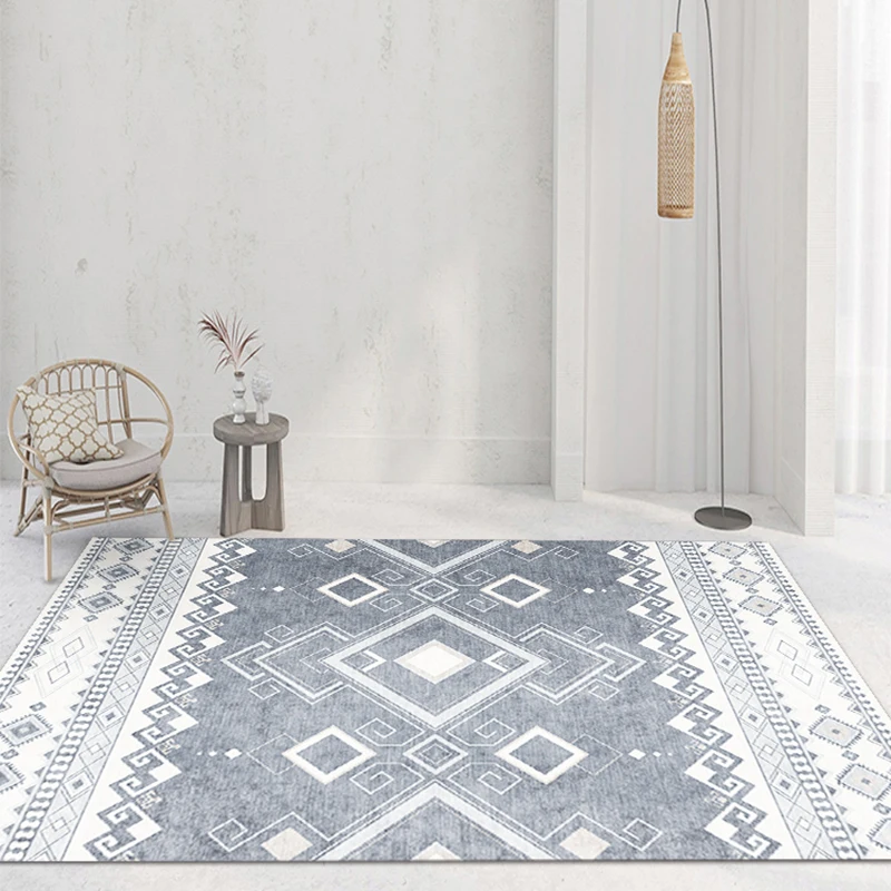 

Moroccan Style Living Room Decoration Large Area Carpet Retro Rugs for Bedroom Bohemian Floor Mat Non-slip Study Lounge Rug