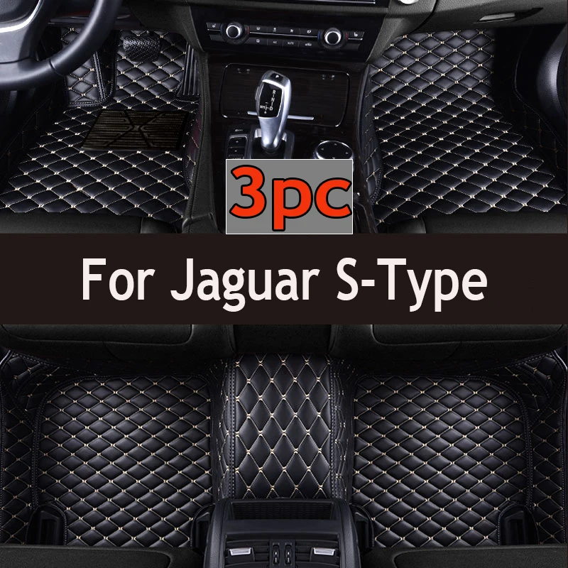 

Car Floor Mats For Jaguar S-Type SType S Type 1999~2007 Carpet Durable Leather Mat Anti Dirty Pads Interior Part Car Accessories