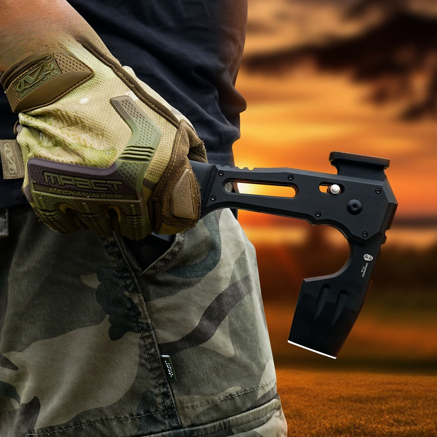 The  New High-end Tactical Fire-fighting Hand Axe EDC Is A Convenient Tool for Outdoor Camping Survival and Firewood Cutting