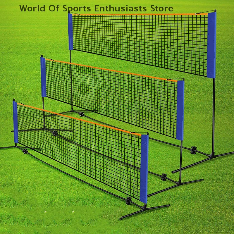 

3,1/4,1/5,1/6,1 м Профессиональная спортивная тренировочная стандартная сетка для бадминтона, волейбольная сетка, простая установка, сетка для тенниса на открытом воздухе, упражнения