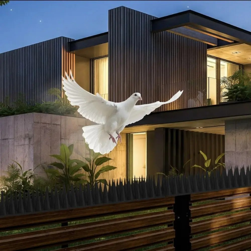 

8/12pcs Anti Climb Bird Scarer Repeller Waterproof Long Lasting Anti Bird Spike Strip Durable Reusable Bird Defender Spikes