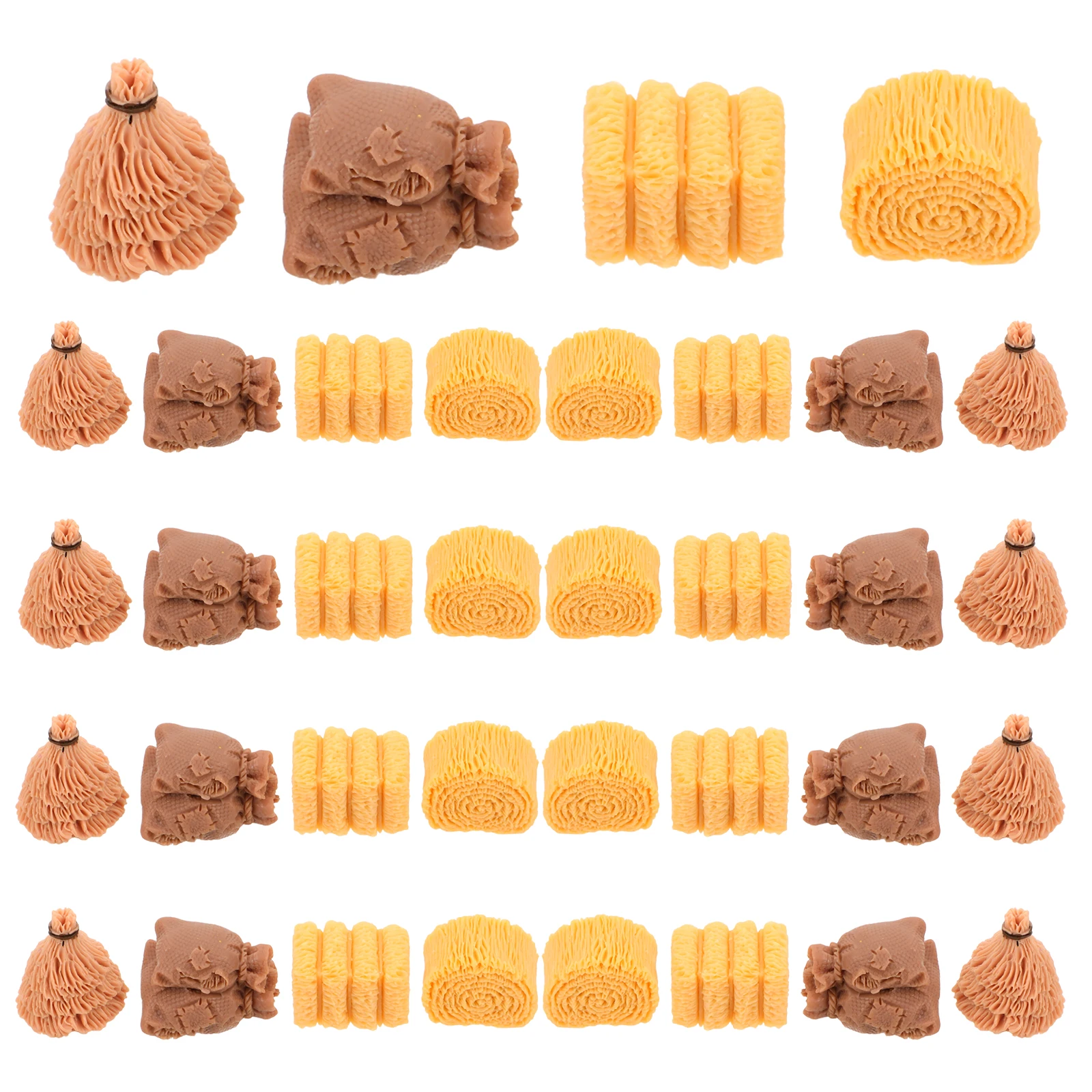 

40 шт. имитация фермы стог сена DIY соломенные аксессуары орнамент кукольного дома