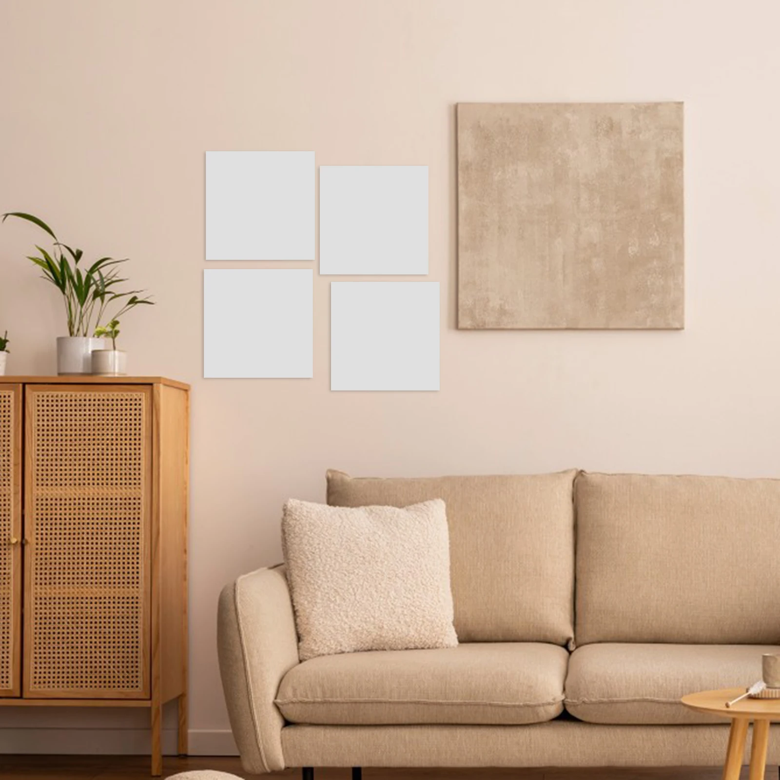 

Square Sticker 30x30CM Black Acrylic Decorative Decal for Bedroom Mirror Wall Decor Decal Living Room Plastic Mirror Art