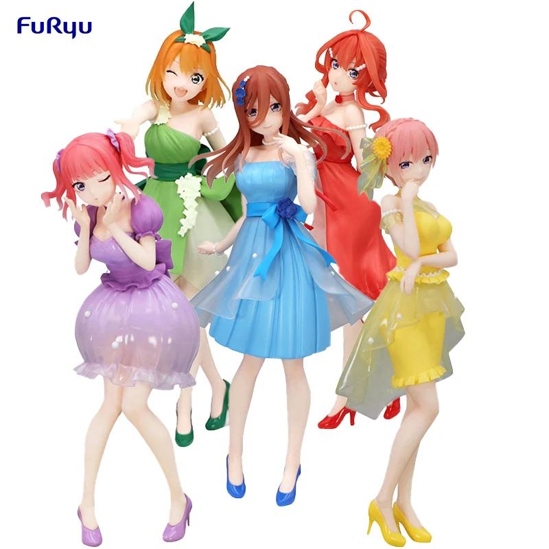 

Аниме экшн-фигурки из ПВХ FuRyu Trio-Try-iT The quintessence Quintuplets Nakano Ichika Nino Miku Yotsuba Itsuki