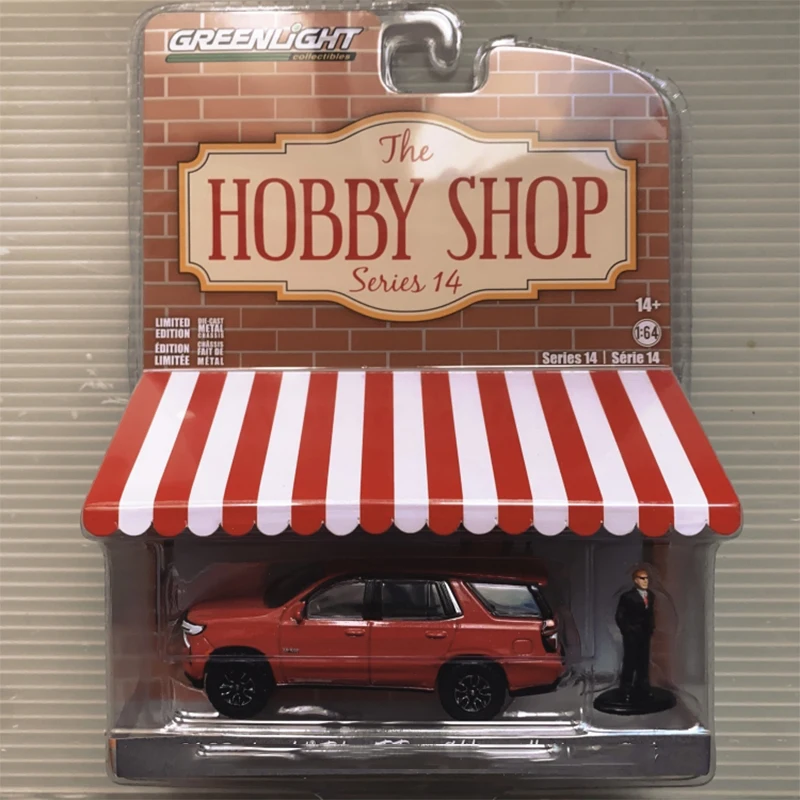 Greenlight 1/64 Proportion Tahoe LT Texas Edition 1955 Fleetwood Series 60 Diecast Model Alloy Car Child Christmas Gift