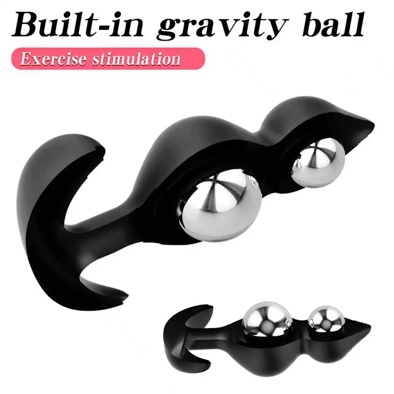 Factory Sales Wearable Anal Plugs With Steel Anal Beads Vaginal Balls Anal Stimulation Pull Bead Dildo Buttplug Adult 18 Sex Toy view 3