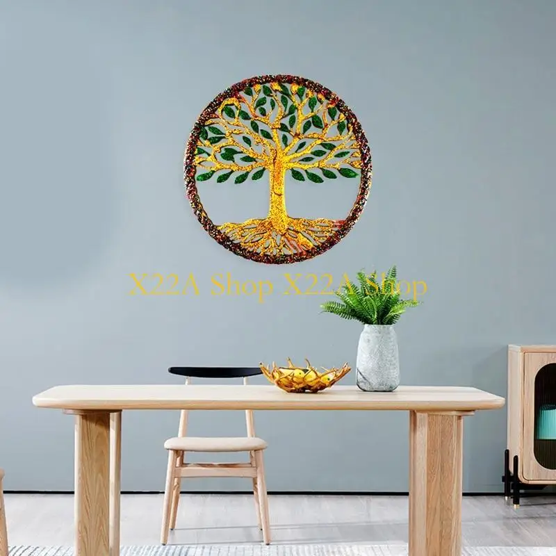 Unique Life Tree DIY Craft Resin Silicone Mold Shaper Moulds Decor Template Easy Demold