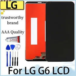 100%Test LCD For LG G6 LCD Display With Touch Screen Digitizer Assembly With Frame H870 H870DS H872 LS993 VS998 US997 LCD Screen