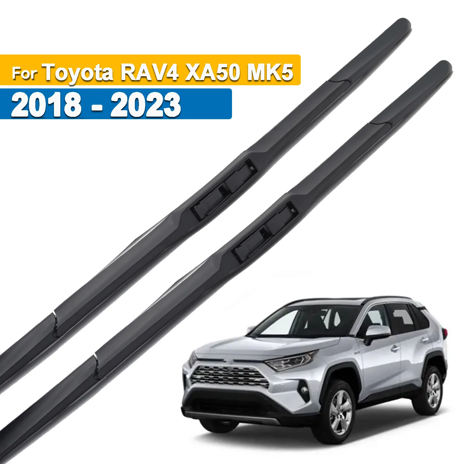 

Erick's Wiper Front Hybrid Wiper Blades For Toyota RAV4 XA50 MK5 2018 - 2023 Windshield Windscreen Window Rain Brushes 26"+16"