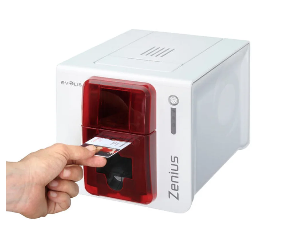 Evolis Zenius PVC ID Printer Single Sided Small And Exquisite Plastic ID Card Printer