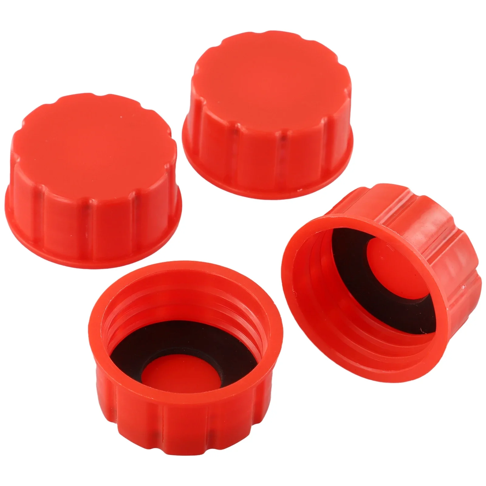 

Reliable Gas Tank Accessory 4x Replacement Gas Can Solid Base Cap, Practical Coarse Thread For Easy Maintenance, 4 Pieces