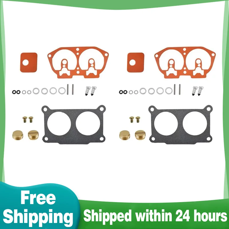 2* Carb Carburetor Rebuild Kit Fit For Yamaha 225HP 200HP 175HP 150HP 115HP 130HP 1986-1995 Outboard V-4 1986-1995