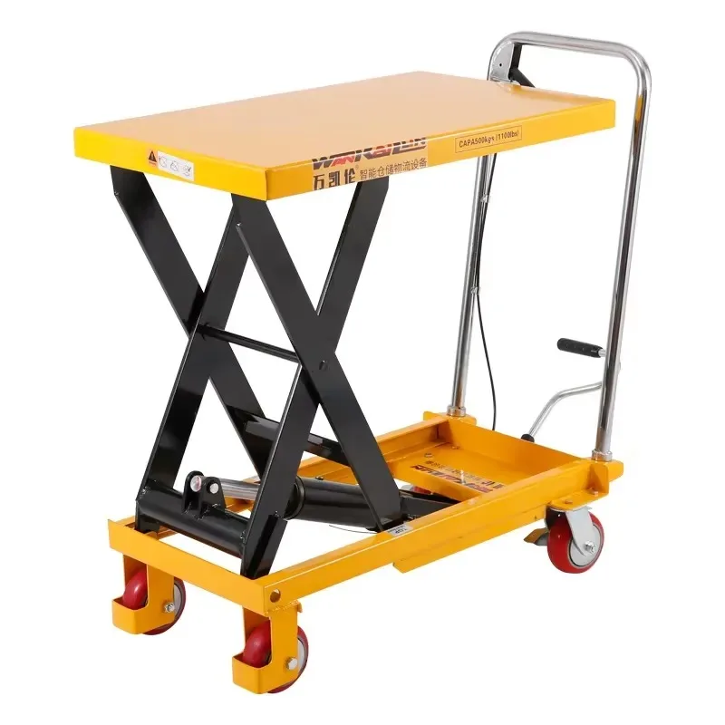 Electric Scissor Lift Platform 0.9m 500kg Hydraulic Automobile Lift