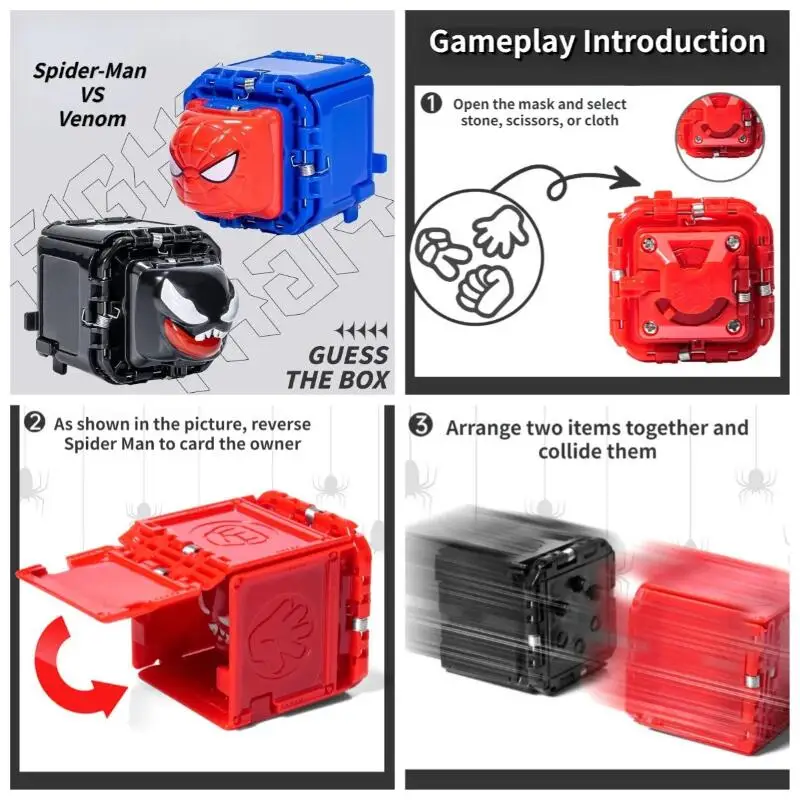 Marvel супергерой фильм Веном Человек-паук креативный ярмарок обвалка пальцев детские забавные подарки игрушки