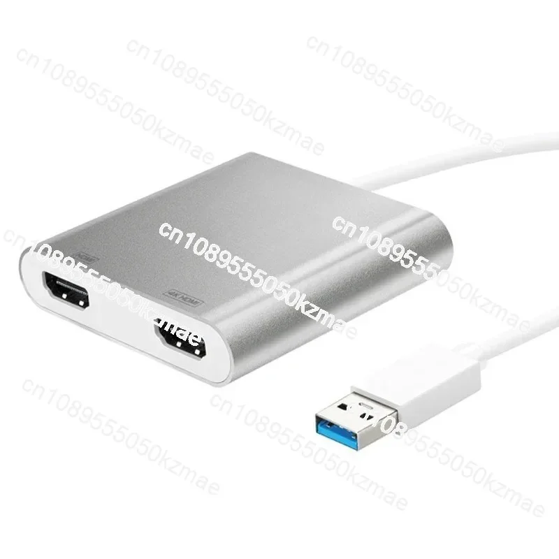 JUA365 USB 3.0 to Dual HDMI External Graphics Card 2K 4K Dual Display Adapter