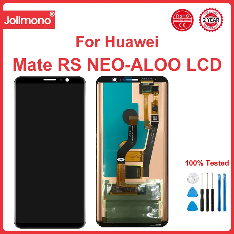 

100% Test For Huawei Mate RS LCD Touch Screen Digitizer Assembly For Mate RS Display with Frame Replace NEO-AL00 L29