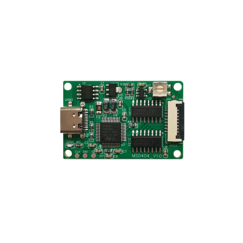 

4X4 distributed flexible thin film pressure sensor display module array FSR acquisition host computer system software