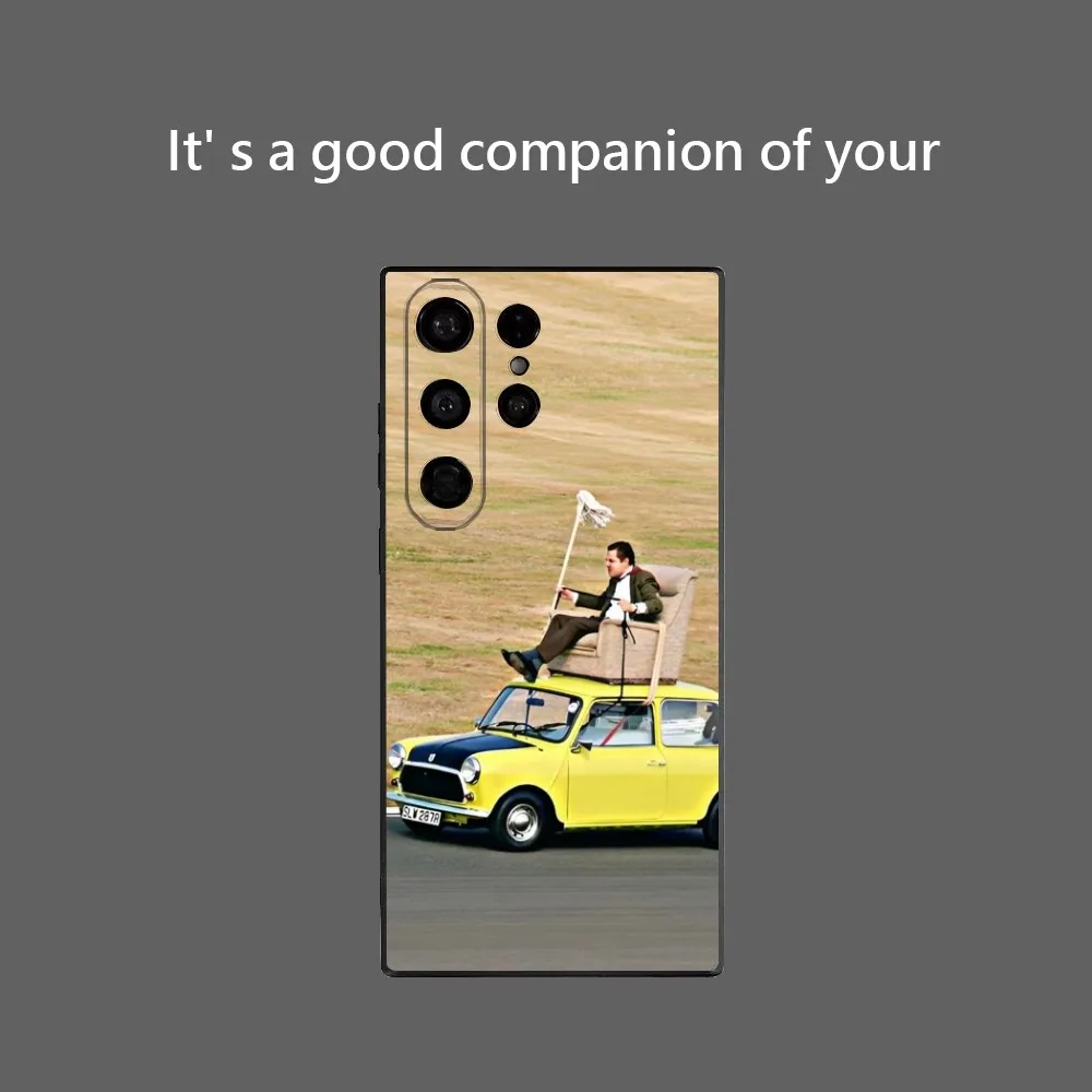 Funny Mr B-BeanS Phone Case For Samsung Galaxy S25 Ultra S22 S23 S24 Ultra S21 S20 5G Protective Soft Silicone TPU Funda