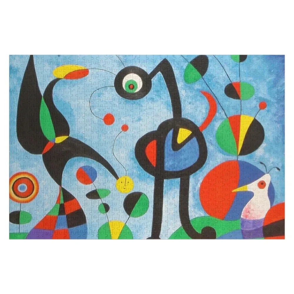 

Miro Art Jigsaw Puzzle Custom Name Wood Customizable Child Gift Customized Photo Puzzle