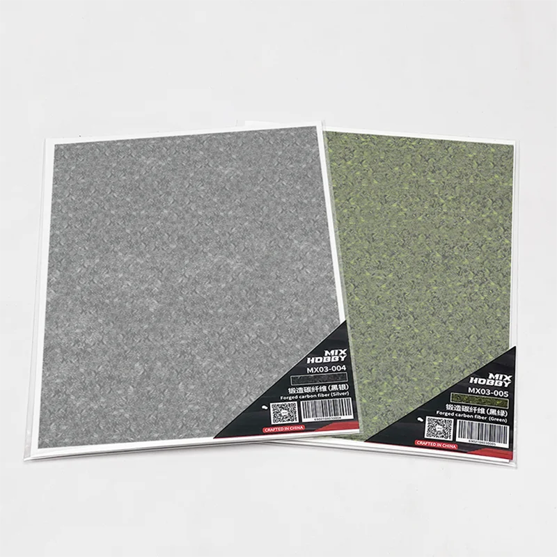 Shitposting نموذج الحرفية الكاملة نموذج جديد تزوير أسود فضي أسود-أخضر سيارة ألياف الكربون الديكور MX03-004/005 #4