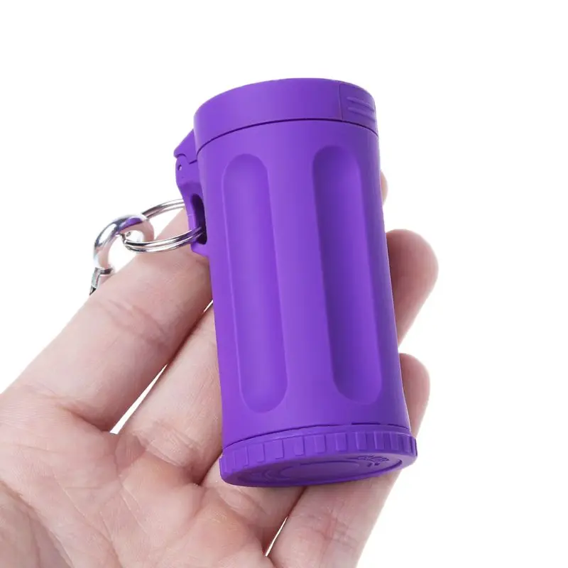 Portable Mini Pocket Lid Ashtray Windproof Key-chain Outdoor Smoking Accessories New Dropship