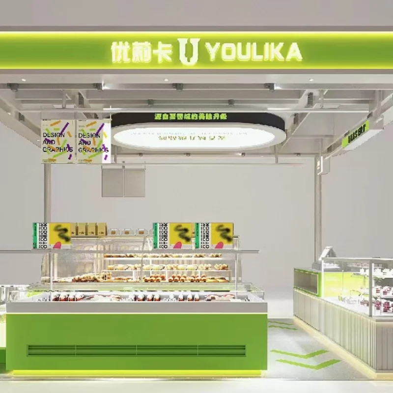 custom.Custom Modern Retail Display Cabinet and Showcase Counter | Custom Mall Kiosk Jewelry, Cosmetics, Food & Snacks