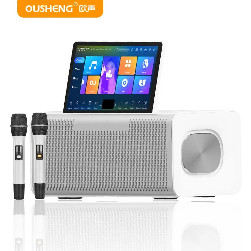 Premium All-in-One Android Jukebox Karaoke Player for HD Output for High Fidelity Sound Portable 10.1