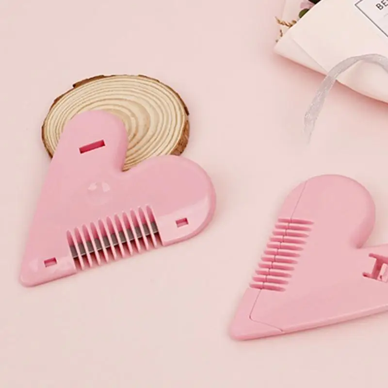 

39BB Bangs Hair Trimmer Guide Hair Cutting Comb With Blade For Dog Trimming Tools Heart Thinning Bangs Hair Trimmer