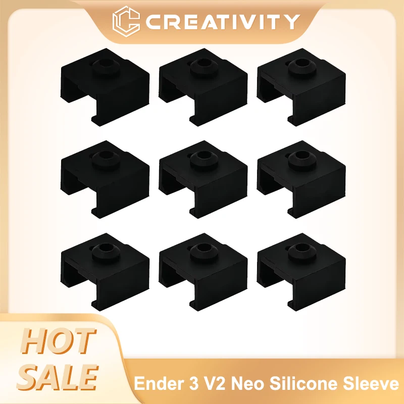 

3/5/10PC Ender 3 Neo Hotend Silicone Socks For Ender 3 V2 Neo Ender 3 Max Neo Heated Block Silicone Sleeve