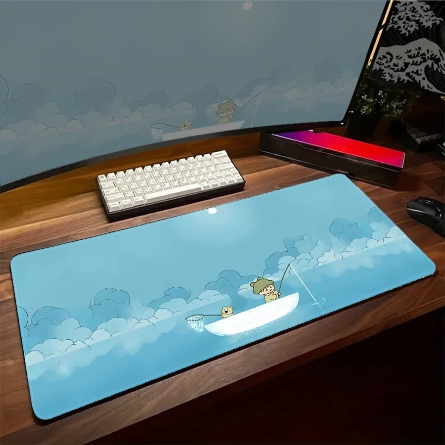mouse pad 1200x550 large Mousepad Kawaii Desk Mat  Non-Slip Durable Keybaord Gaming mousepad office Table Mats Pad