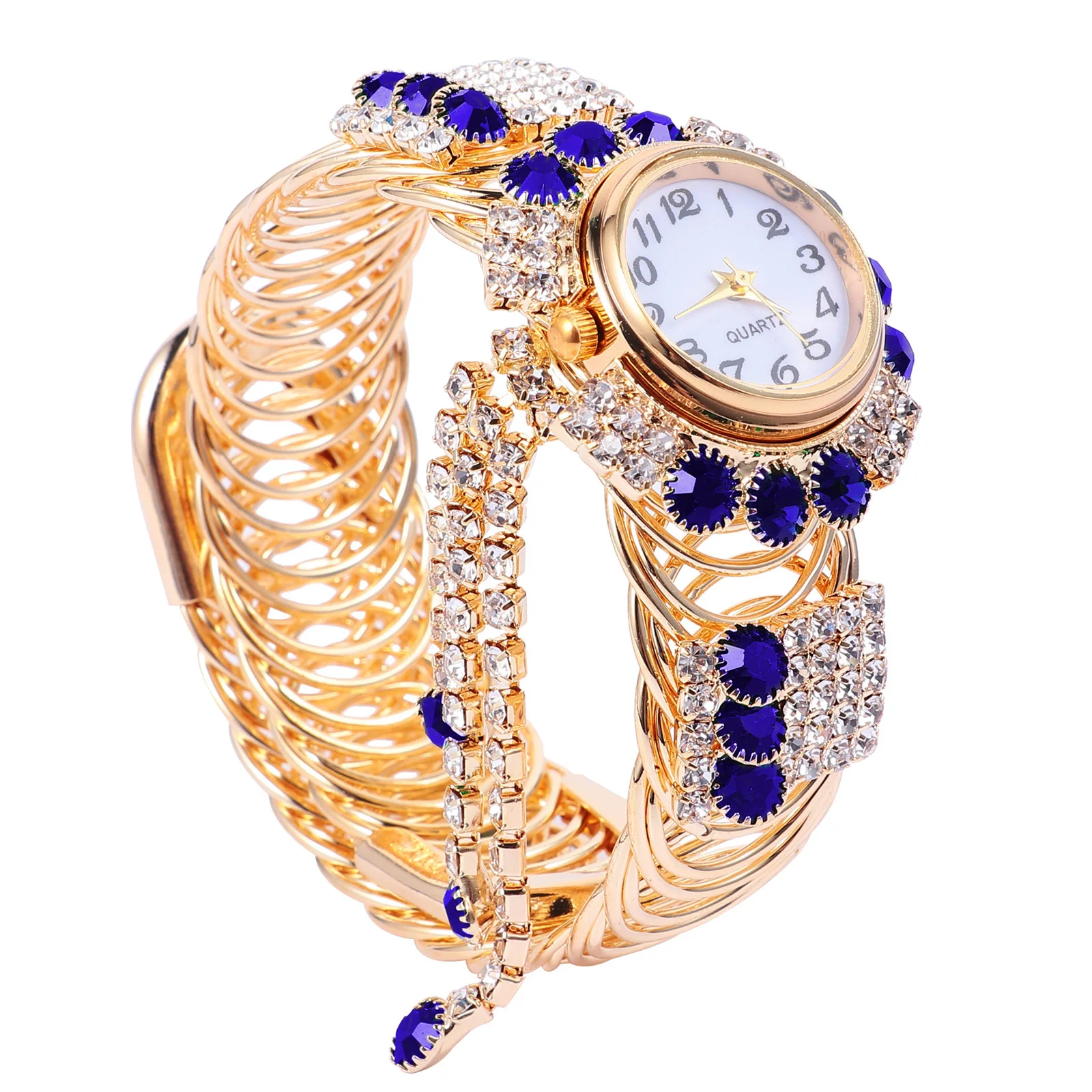 

1Pcs Stylish Bracelet Watch for Women Creative Alloy Quartz Fashion Watch Lightweight Comfortable Daily Wear Lady Watches