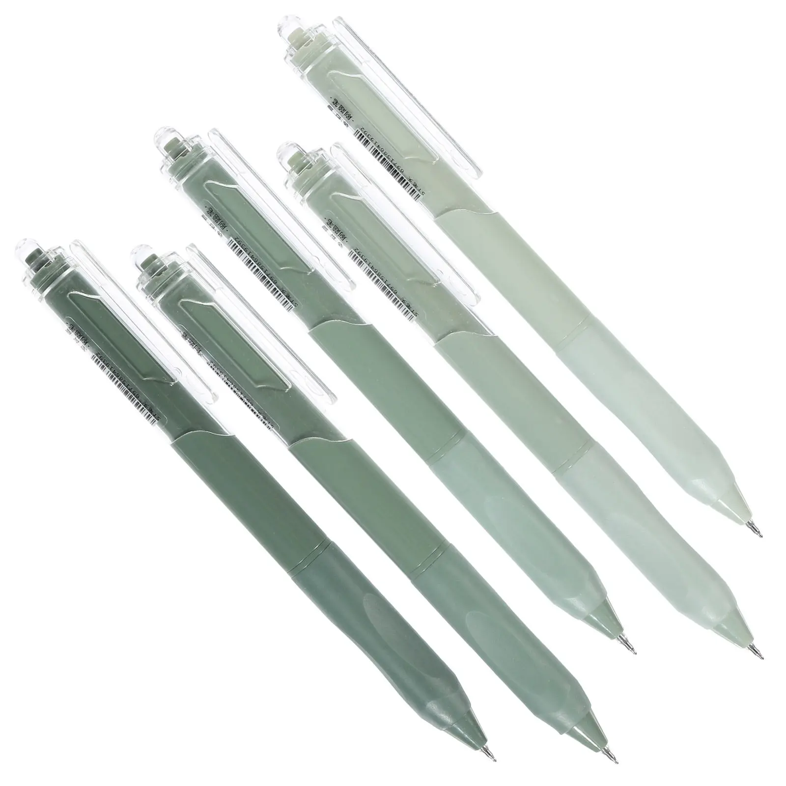 Lot de 5 stylos à gel à pression pour étudiants, avec un encre fluide et une prise en main confortable, idéal pour l’écriture quotidienne, à l’école, au bureau ou à la maison, et facile à transporter pour l’apprentissage.