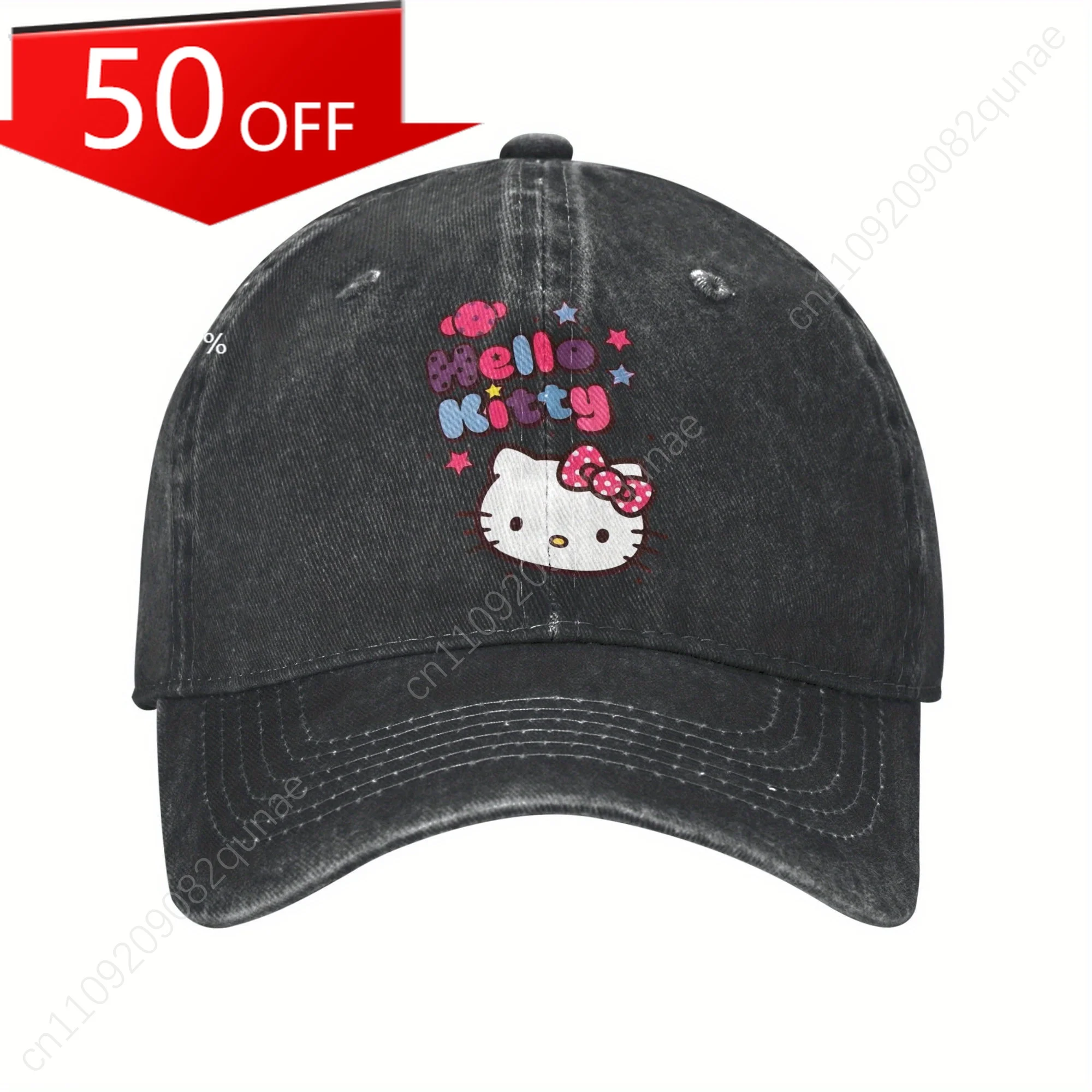 

Шапка Sanrio серии Hello Kitty, милая шапка, подарок на День отца, Рождество, Хэллоуин, Новый год, День святого Валентина, день рождения, регулируемая.
