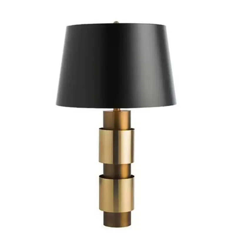 Everbright Store Postmodern Minimalist Wrought Iron Art Desk Lamp, American Model Home, Nordic Bedroom Decorative Lighting