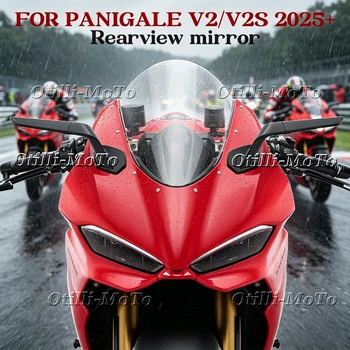 Akcesoria motocyklowe do Ducati Panigale V2 PANIGALE V2S 2025 2026, lusterka boczne obrotowe z regulacją, zestawy lusterek wstecznych.
