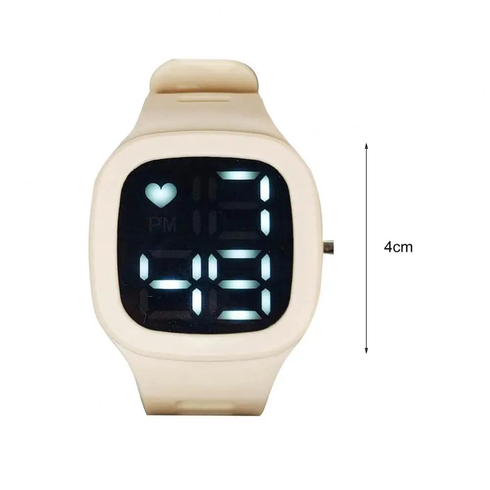 New Outdoor Sports Colour Electronic Watch Led Digital Square Watch Silicone Strap Women Men Student Wrist Watches