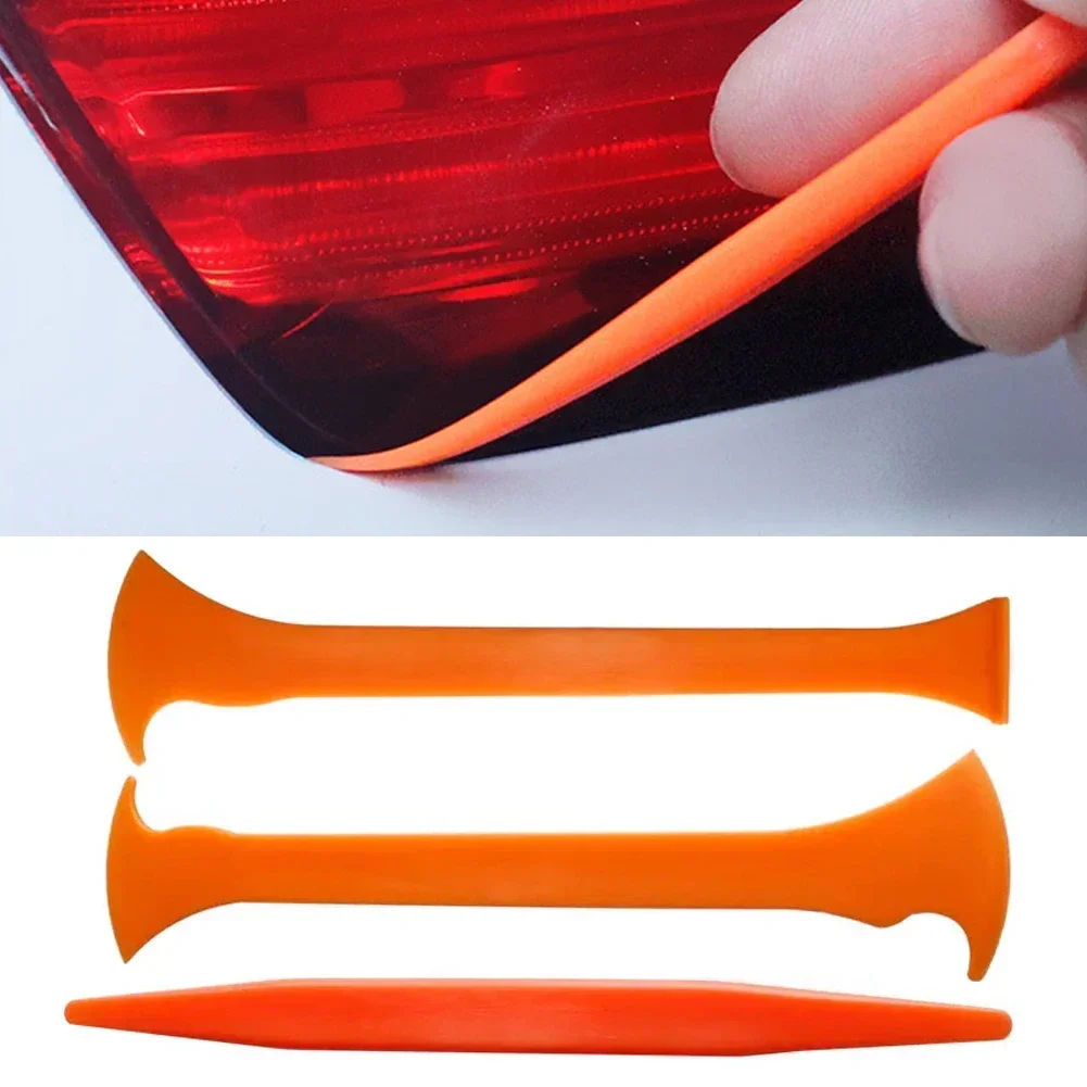 3Pcs Vinyl Car Wrap Tool Micro Stick Squeegee Window Tinting Kit Corner Scraper Curves Slot Tucking Tools Gap Film Cutter