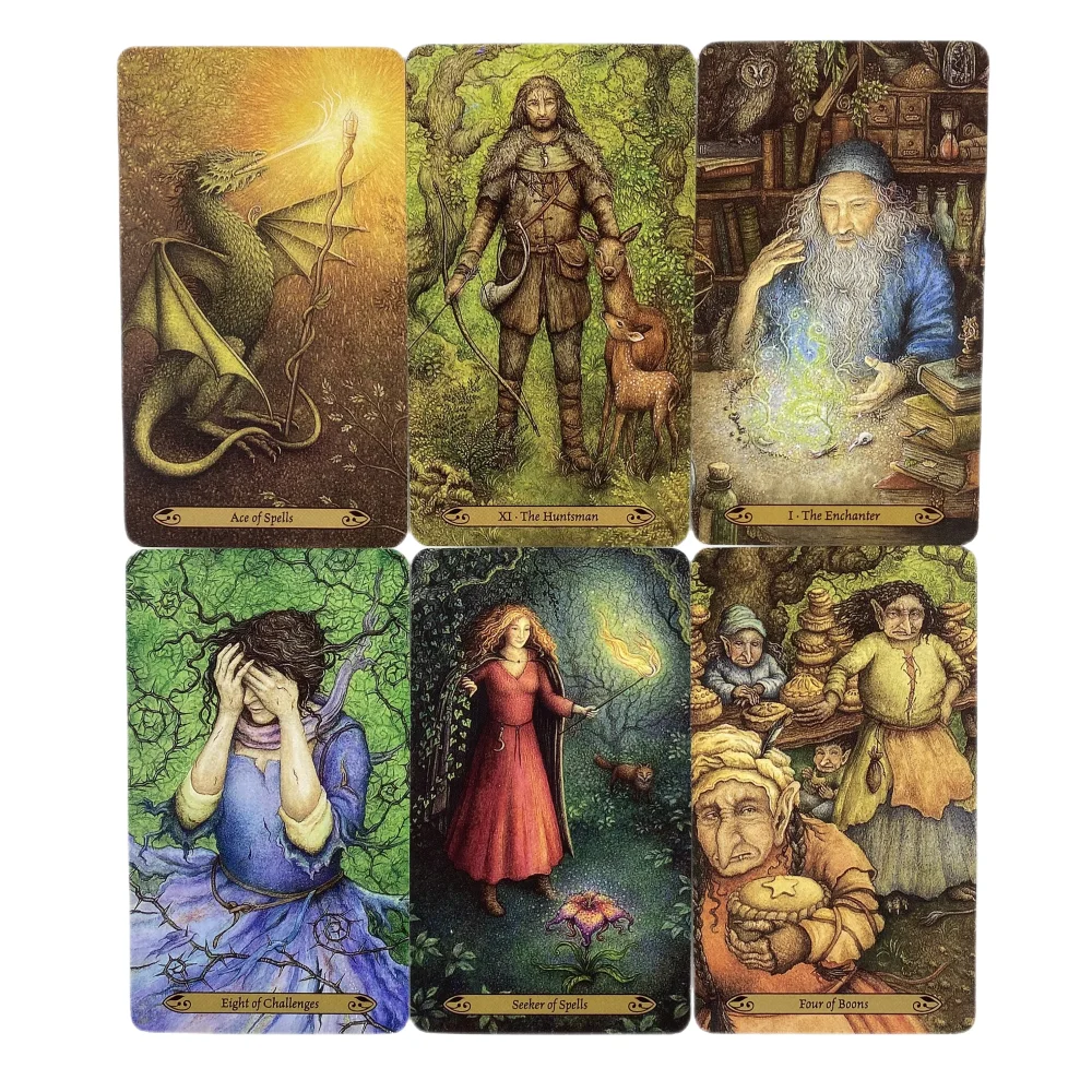 Forest Of Enchantment Tarot Cards A 78 Deck Oracle English Visions Divination Edition Borad Playing Games